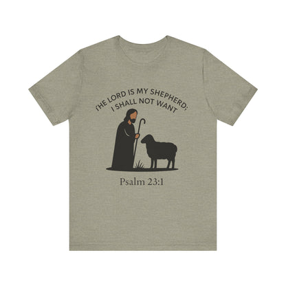 Christian Tee - Jesus Shepard and Black Sheep Design