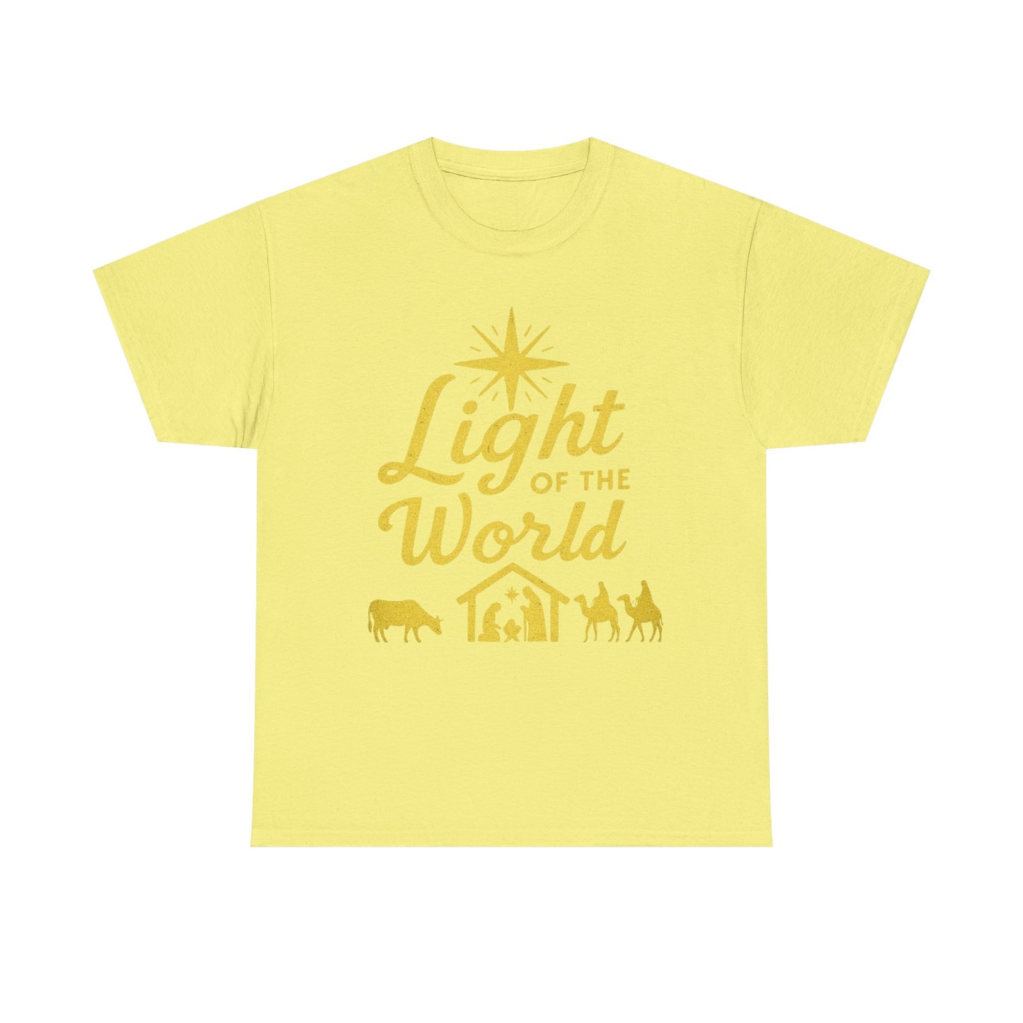 Christmas Nativity Unisex Tee - LIGHT OF THE WORLD