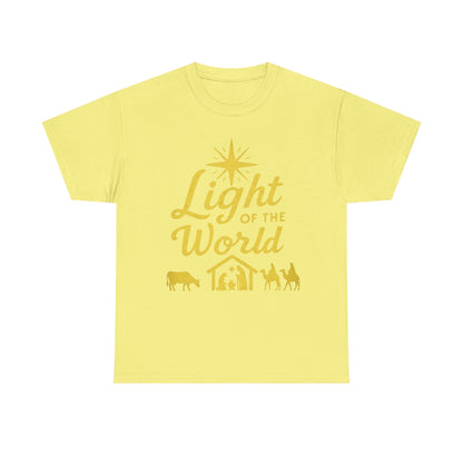 Christmas Nativity Unisex Tee - LIGHT OF THE WORLD