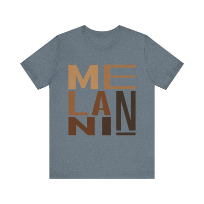 Melanin Text Art Tee