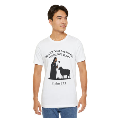 Christian Tee - Jesus Shepard and Black Sheep Design