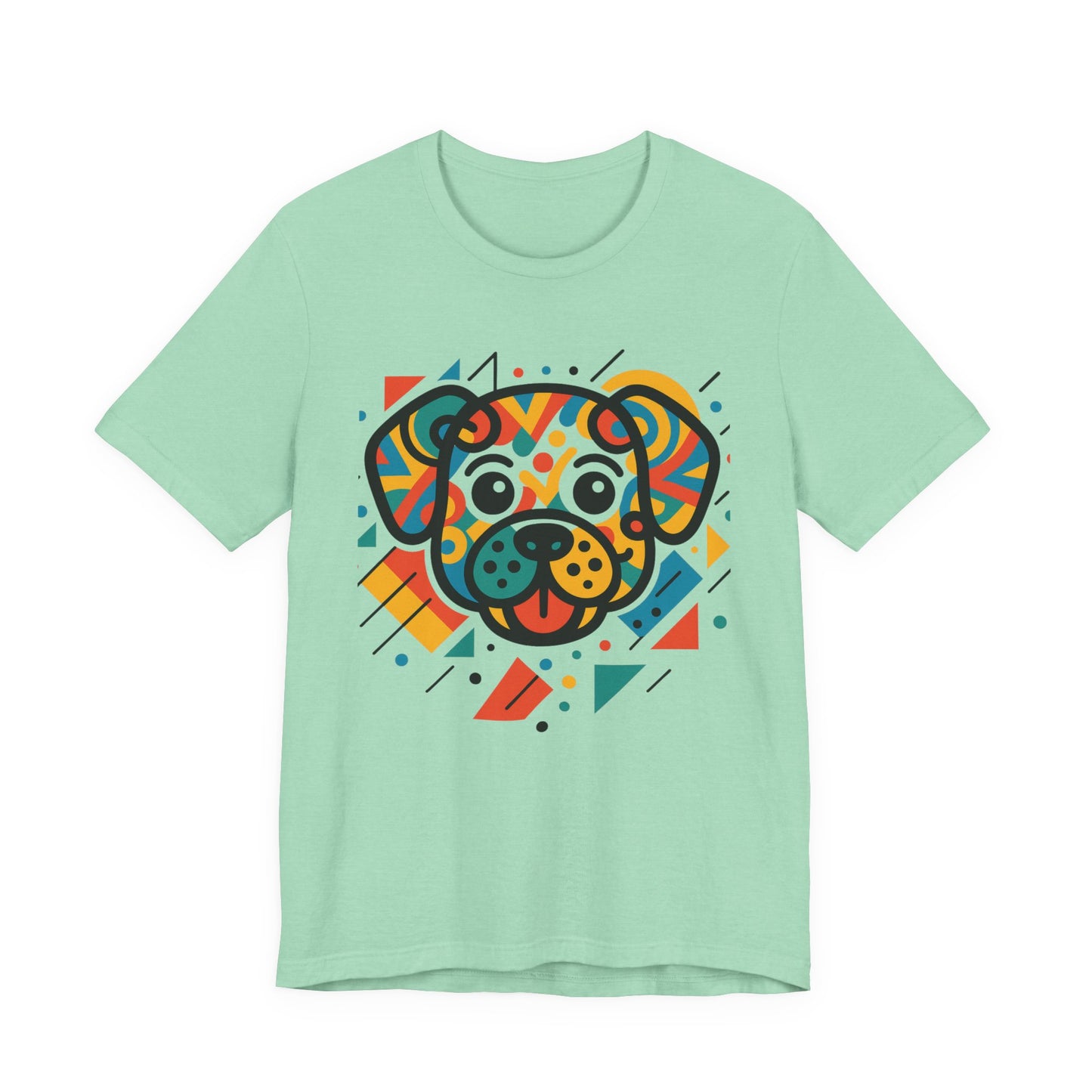 Abstract Dog Tee