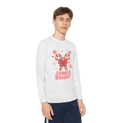 Long Sleeve Tee - Shiny & Bright Snowflake Design