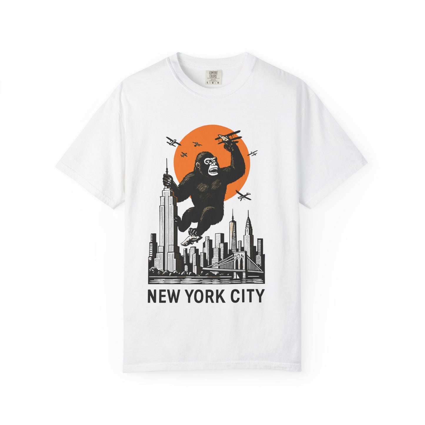 New York King Kong Skyline T-Shirt