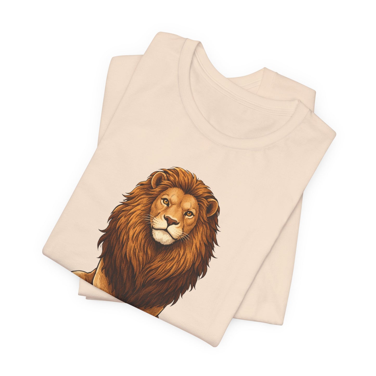 The Lion Knows Who He Is Tee — Confident Identity Lion Graphic Shirt