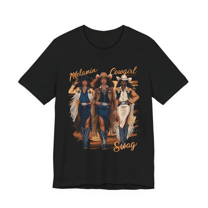3 Melanated Cowgirls Tee