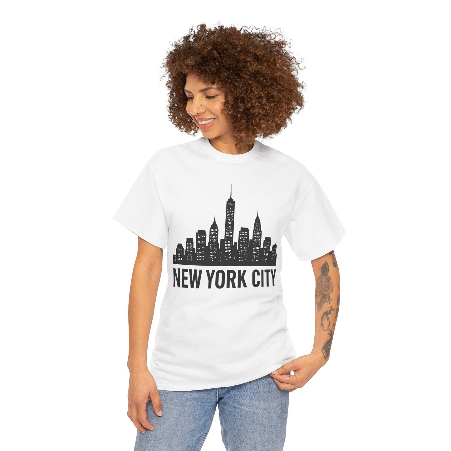 New York City Skyline T-Shirt — NYC Skyline Silhouette Tee