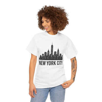 New York City Skyline T-Shirt — NYC Skyline Silhouette Tee