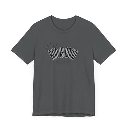 God is Good Unisex T-shirt with Flower Images