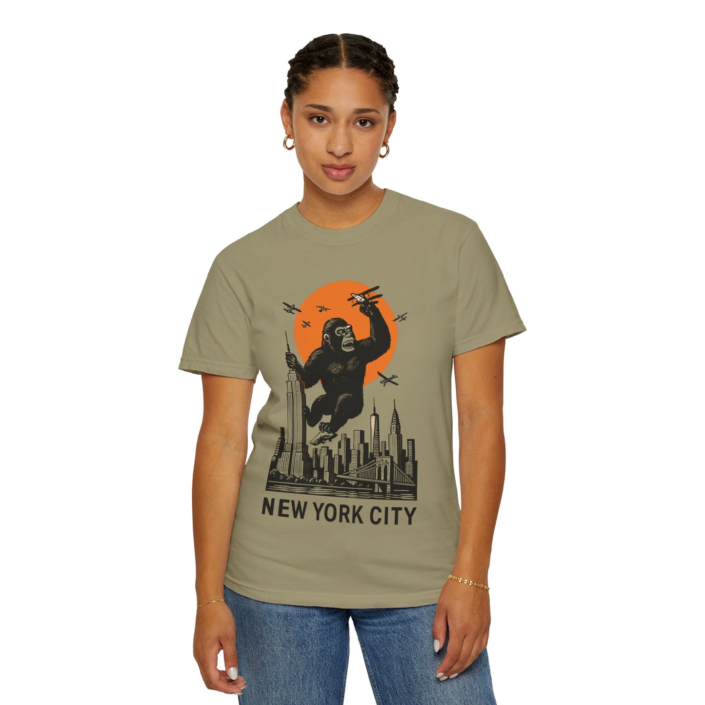 New York King Kong Skyline T-Shirt