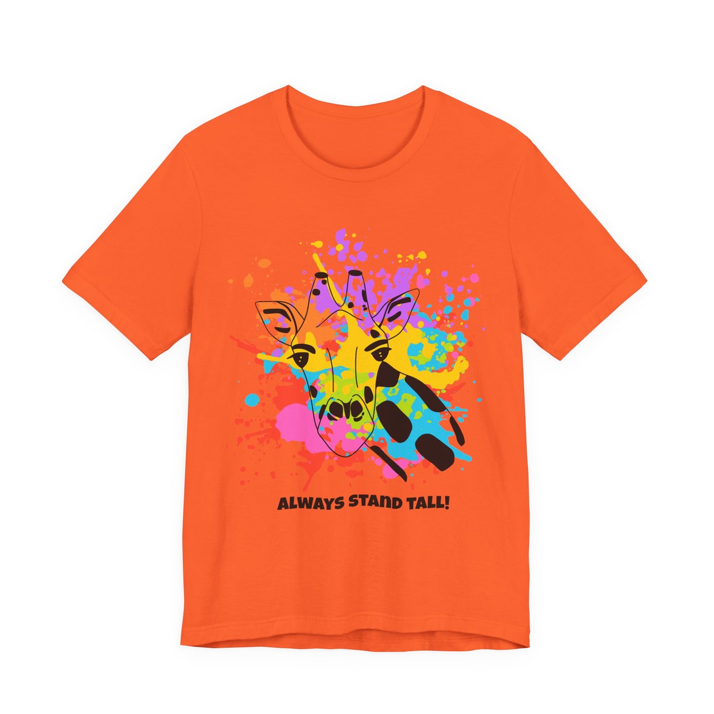 Watersplash Giraffe Tee - Stand Tall