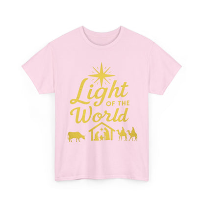 Christmas Nativity Unisex Tee - LIGHT OF THE WORLD