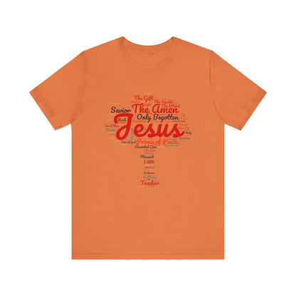 Religious Tee - Names of JESUS Tree Design