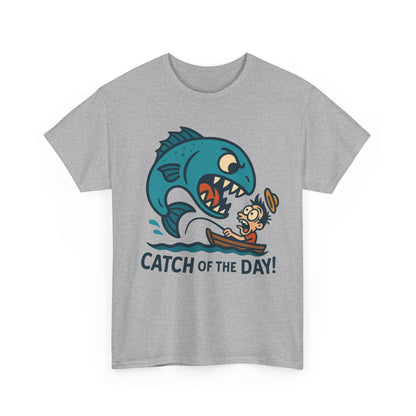 Fishing Cartoon Tee Shirt - Catch of the Day Unisex