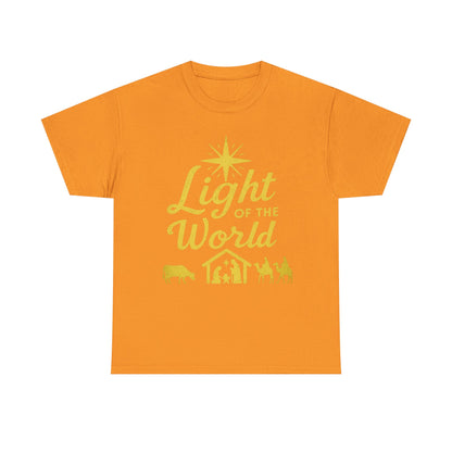 Christmas Nativity Unisex Tee - LIGHT OF THE WORLD