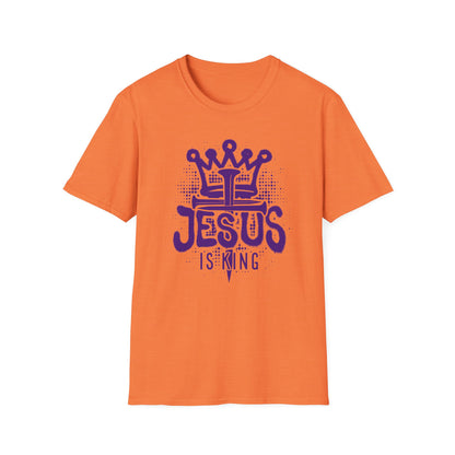 Graffiti Cross Unisex T-Shirt - Jesus is King