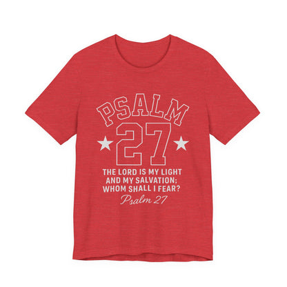 PSALM 27 Black Sporty Tee