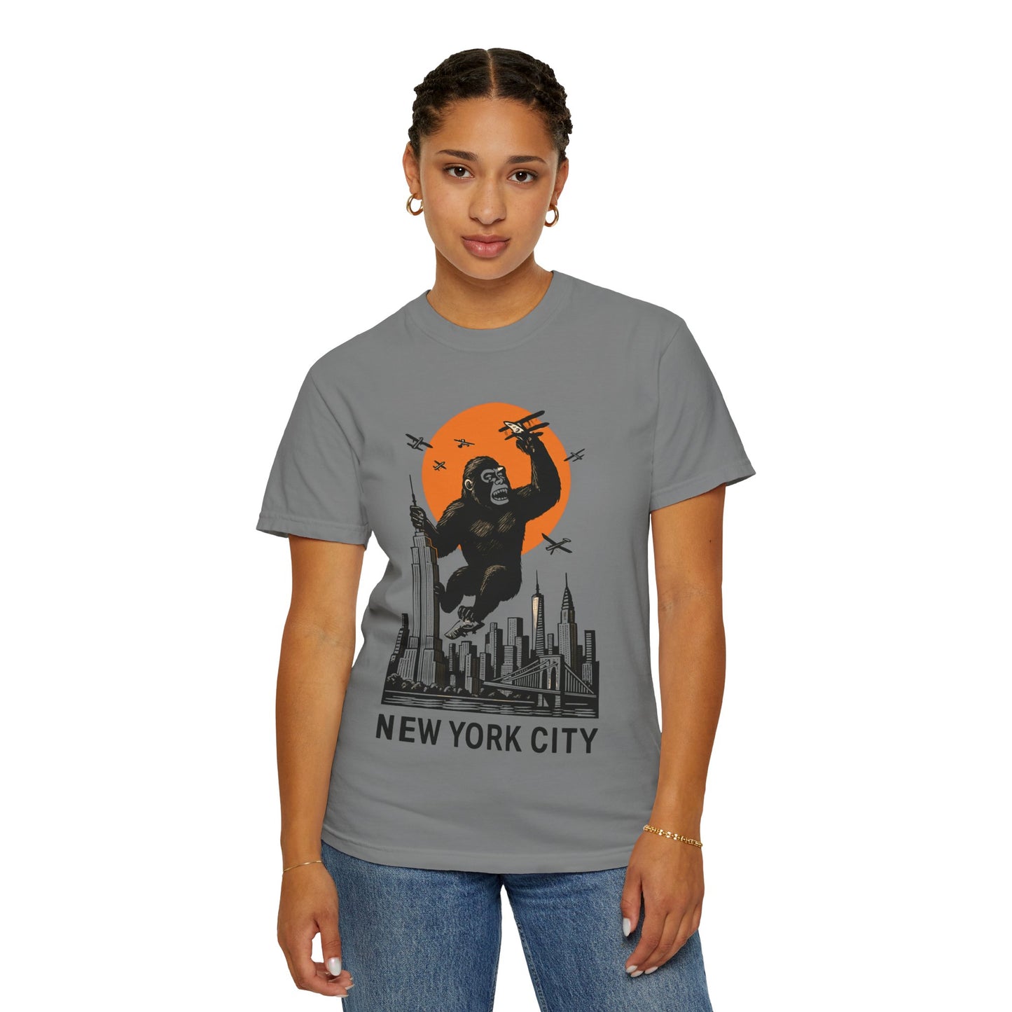 New York King Kong Skyline T-Shirt