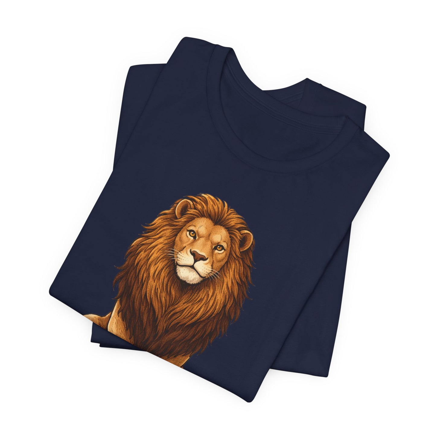 The Lion Knows Who He Is Tee — Confident Identity Lion Graphic Shirt