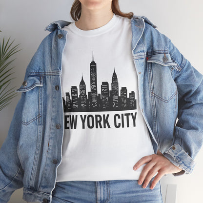 New York City Skyline T-Shirt — NYC Skyline Silhouette Tee