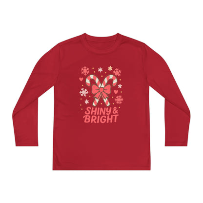 Long Sleeve Tee - Shiny & Bright Snowflake Design