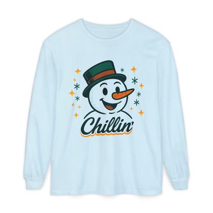 Unisex Garment-dyed Long Sleeve T-Shirt