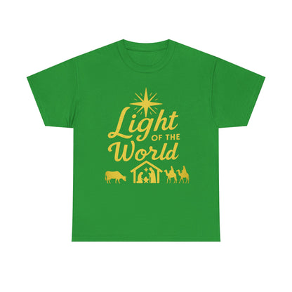 Christmas Nativity Unisex Tee - LIGHT OF THE WORLD