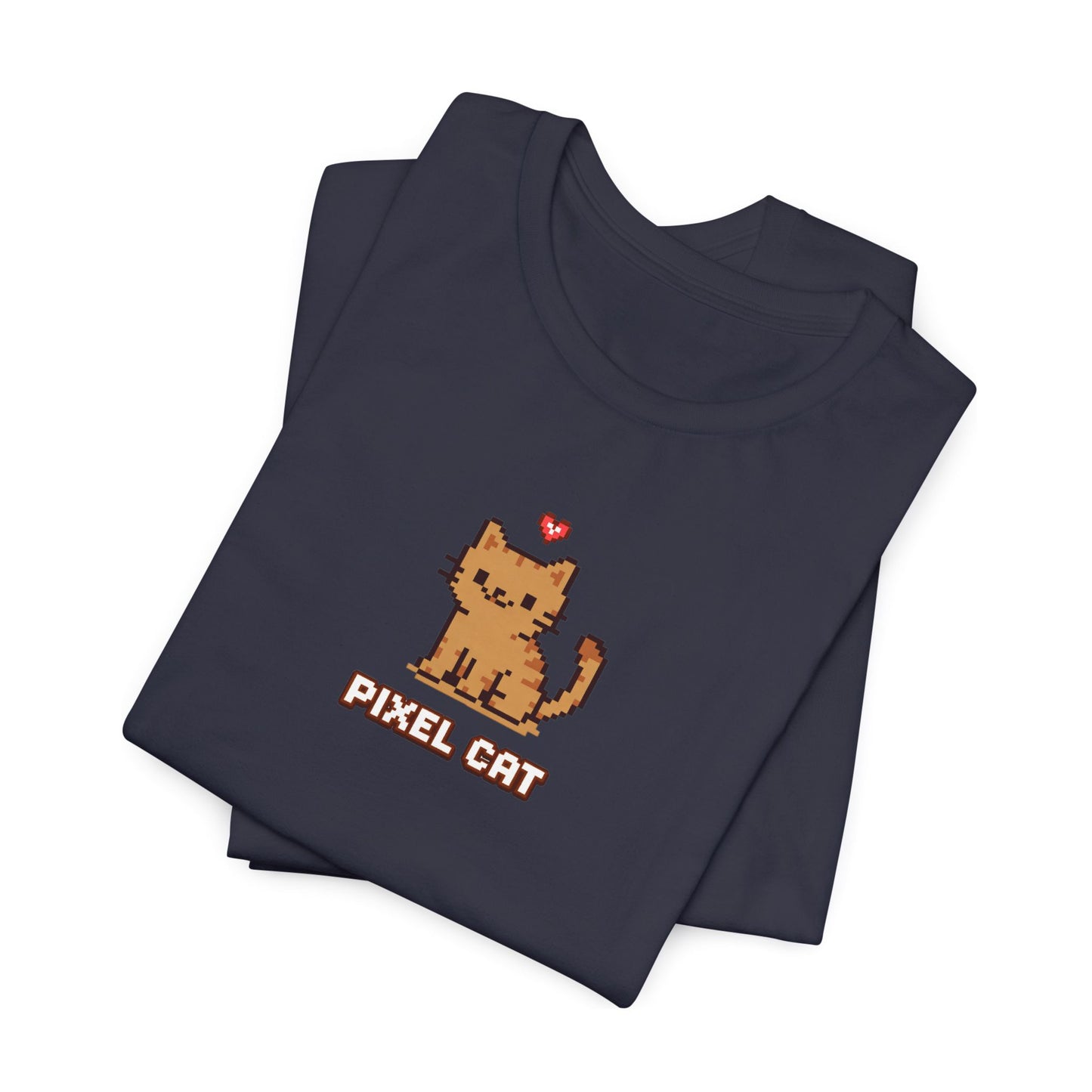 Pixel Cat T‑Shirt — Retro 8‑Bit Kitty Graphic Tee