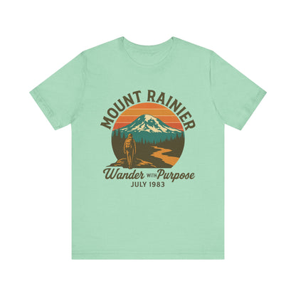 Adventure Tee - Wander with Purpose Retro Hiker