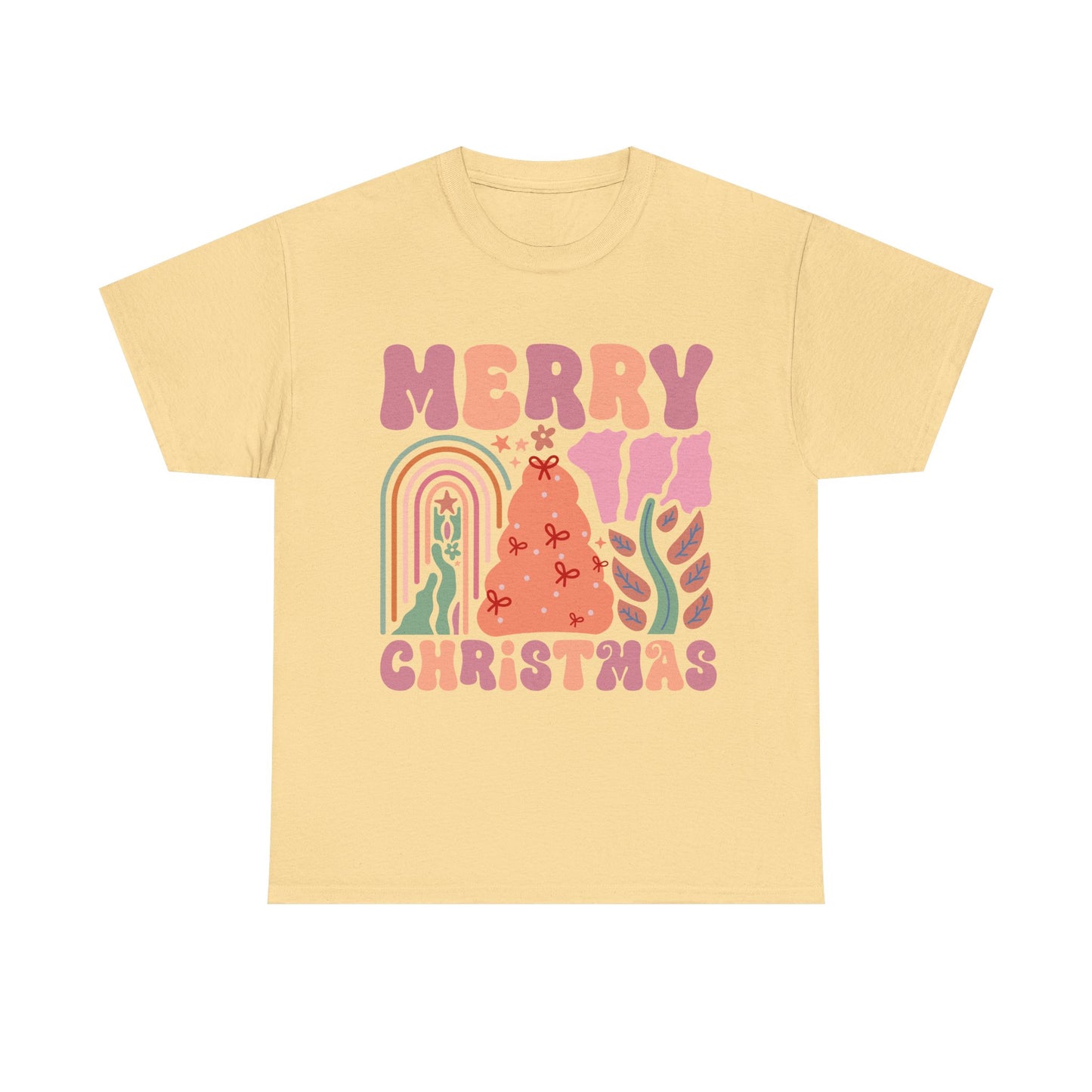 Boho Style Merry Christmas Tee - Unisex Tee