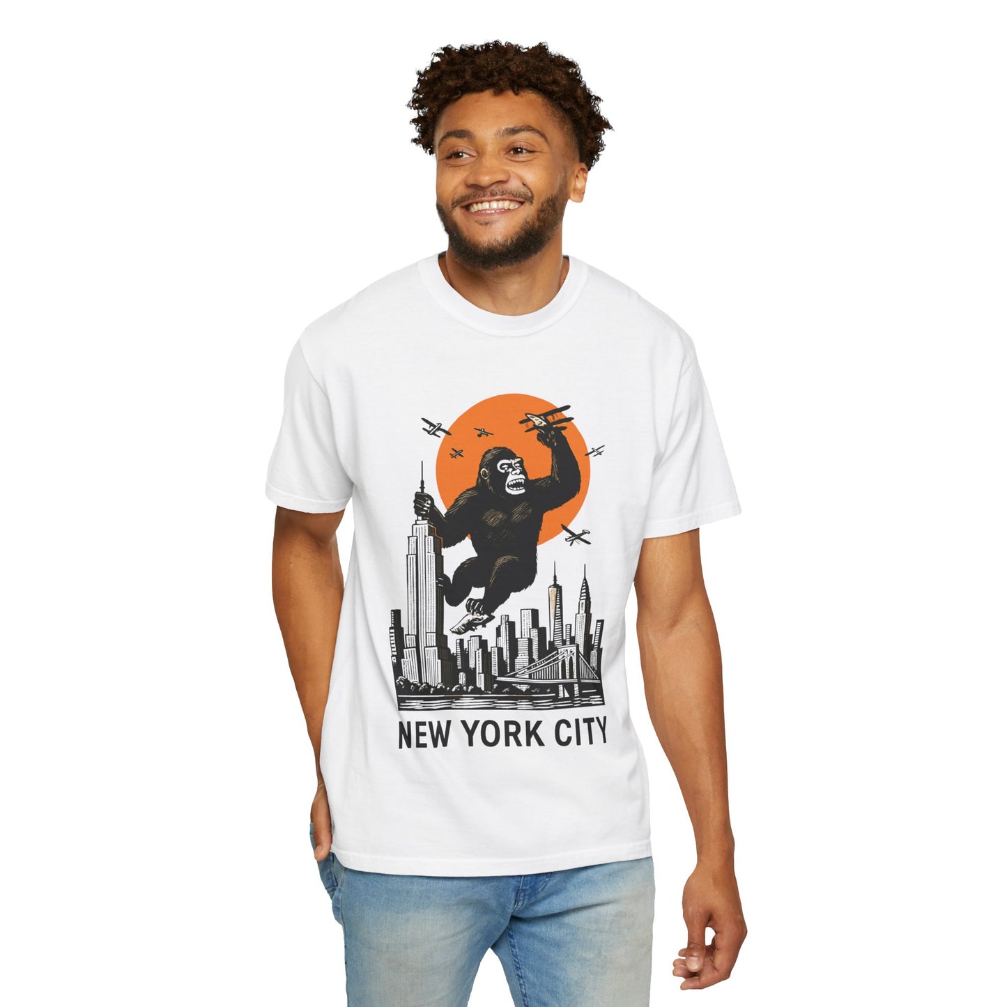 New York King Kong Skyline T-Shirt
