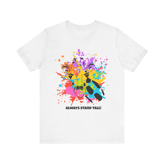 Watersplash Giraffe Tee - Stand Tall