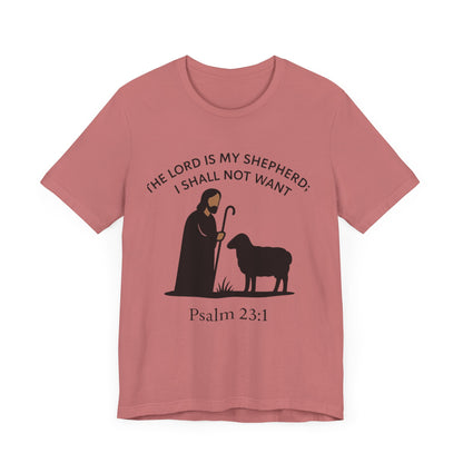 Christian Tee - Jesus Shepard and Black Sheep Design