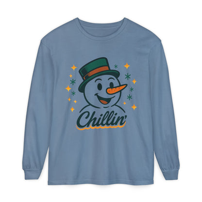 Unisex Garment-dyed Long Sleeve T-Shirt
