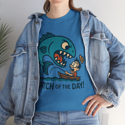 Fishing Cartoon Tee Shirt - Catch of the Day Unisex