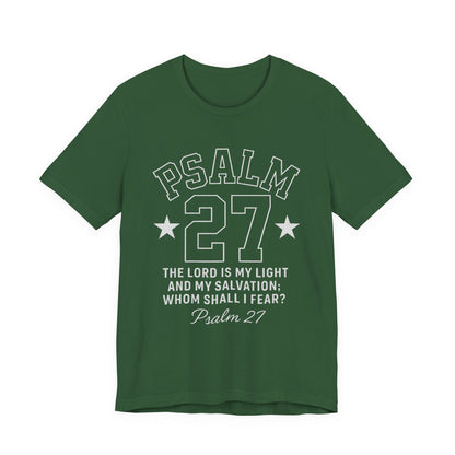 PSALM 27 Black Sporty Tee