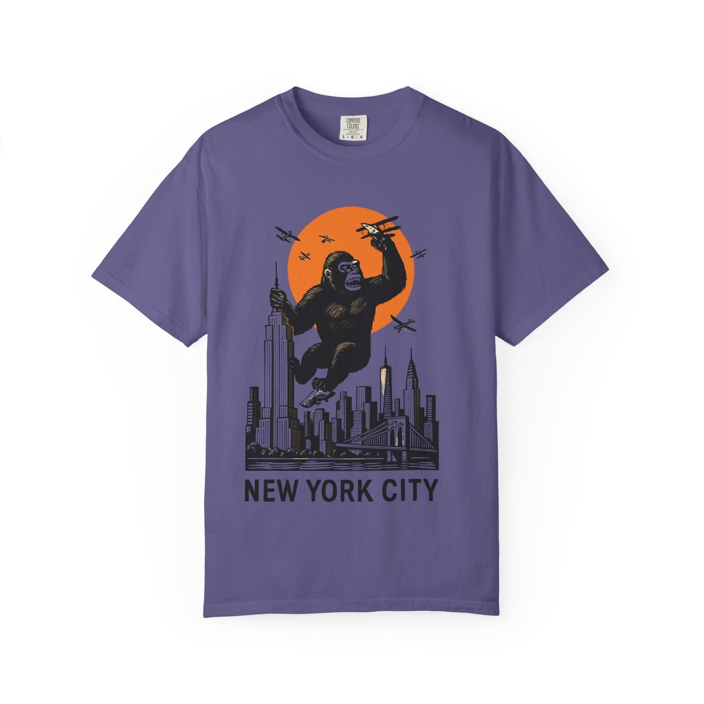 New York King Kong Skyline T-Shirt