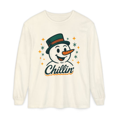 Unisex Garment-dyed Long Sleeve T-Shirt