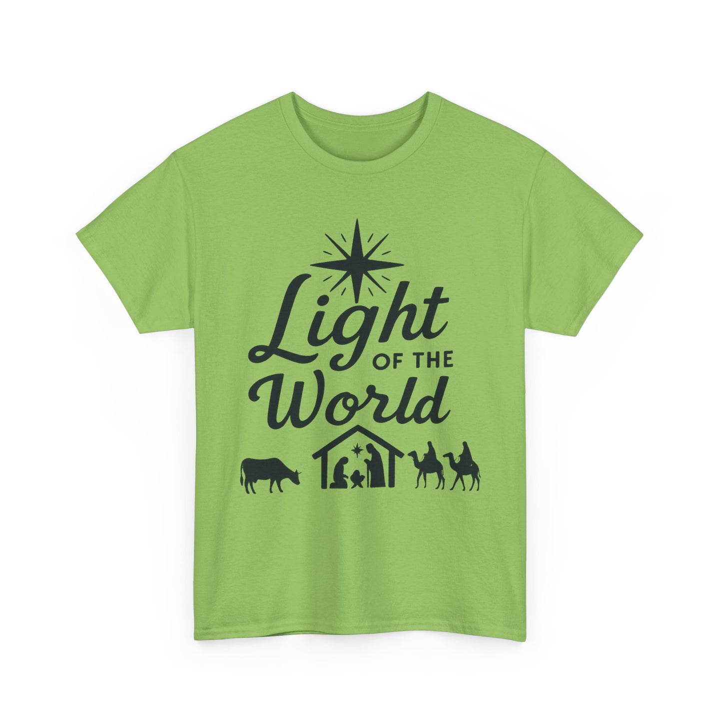 Nativity Unisex Tee - Light of the World - Dark Version