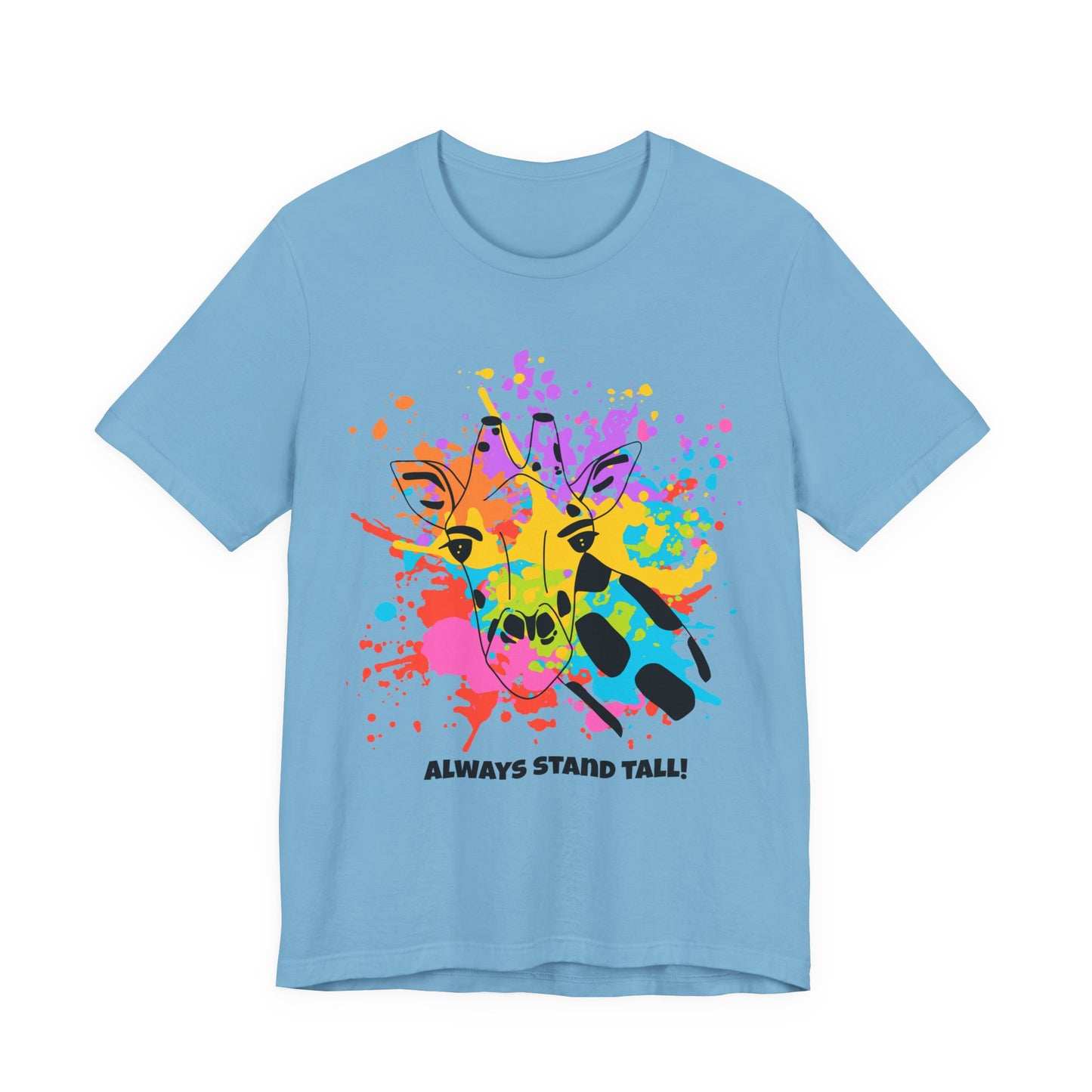 Watersplash Giraffe Tee - Stand Tall