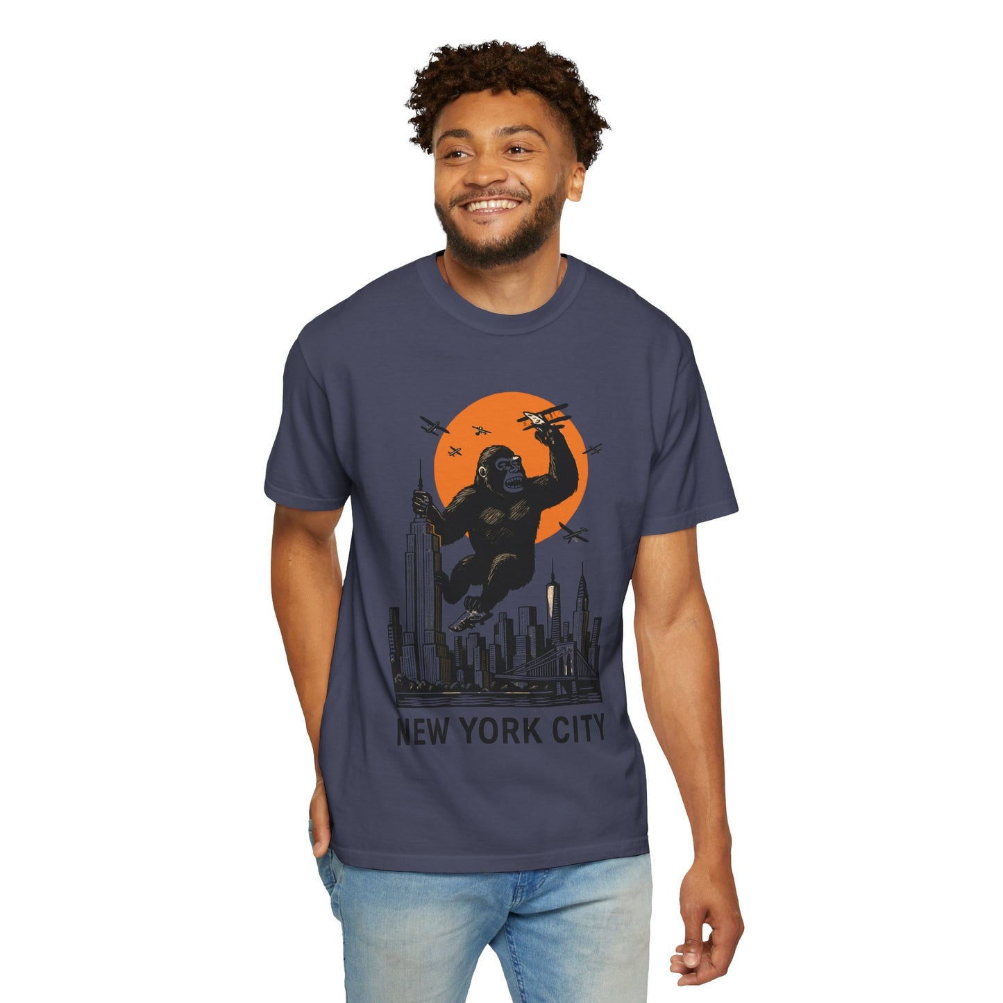 New York King Kong Skyline T-Shirt