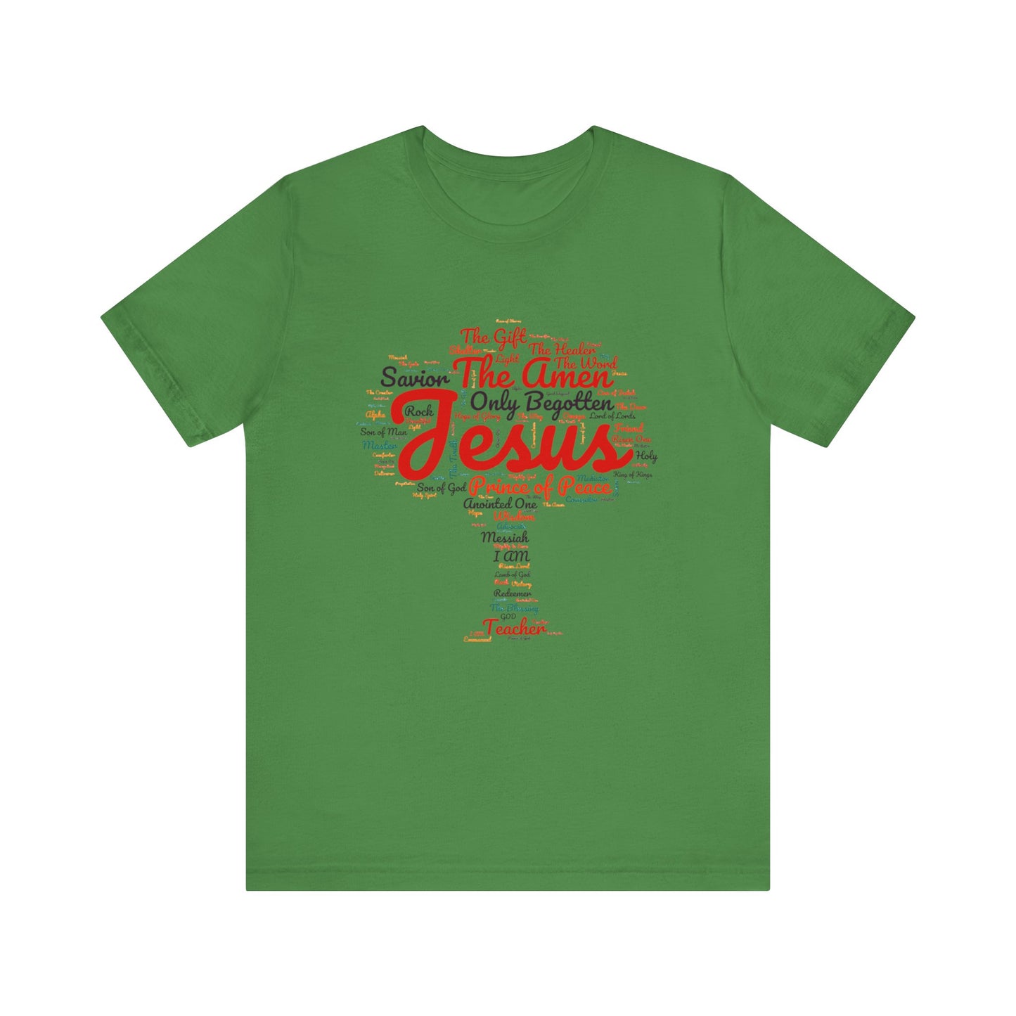 Religious Tee - Names of JESUS Tree Design