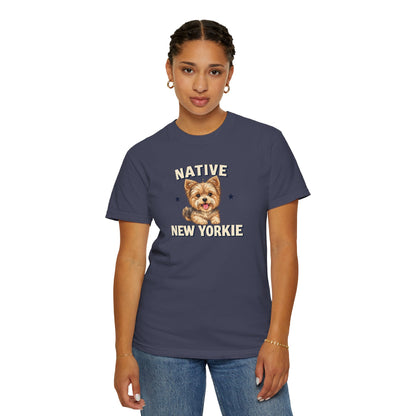 Native New Yorkie T-Shirt — Yorkie Mom/Dad NYC Dog Lover Tee