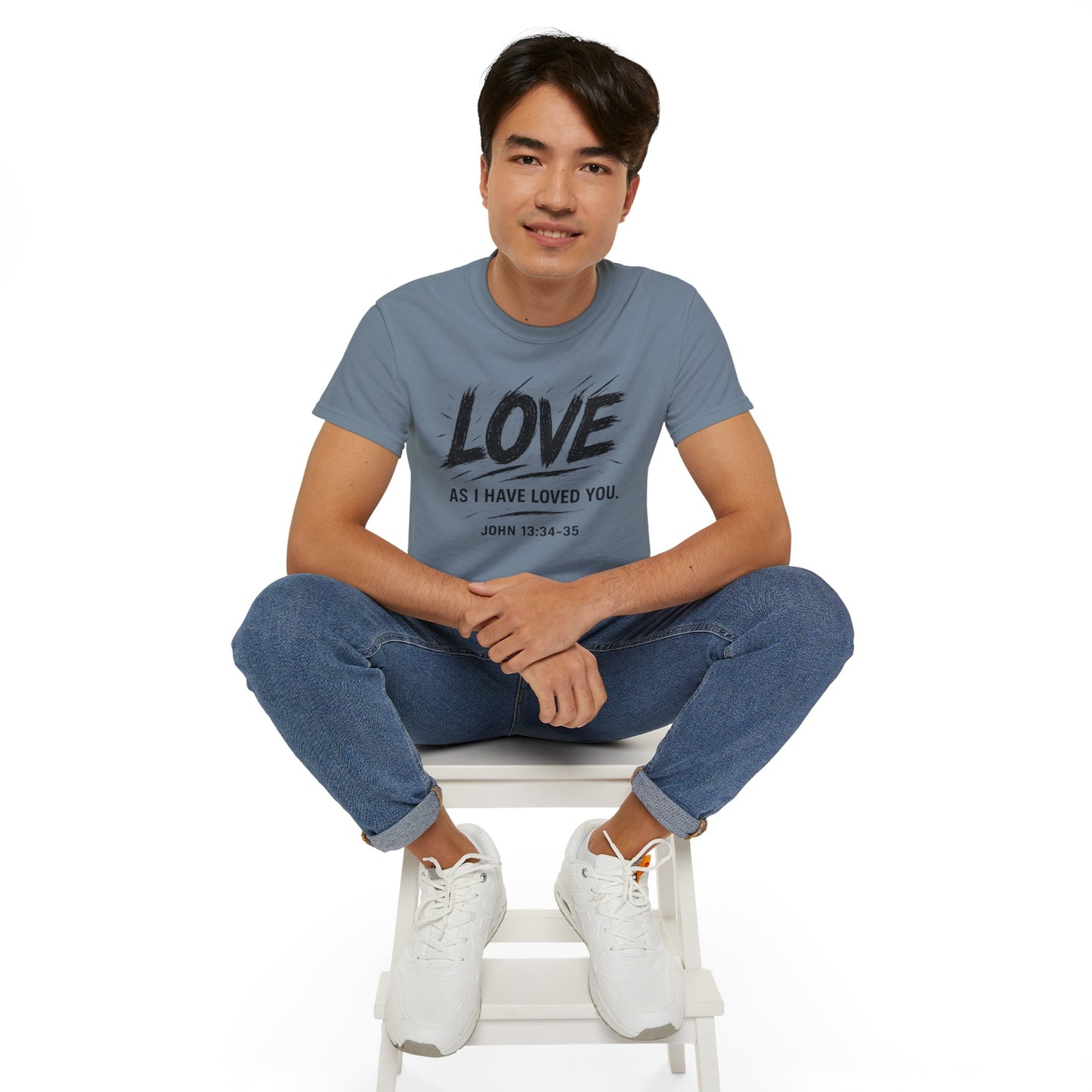 Love T-Shirt — "Love As I Have Loved You" John 13:34-35 Christian Tee