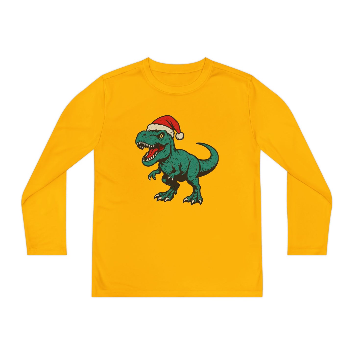 Long Sleeve Dinosaur Holiday Tee