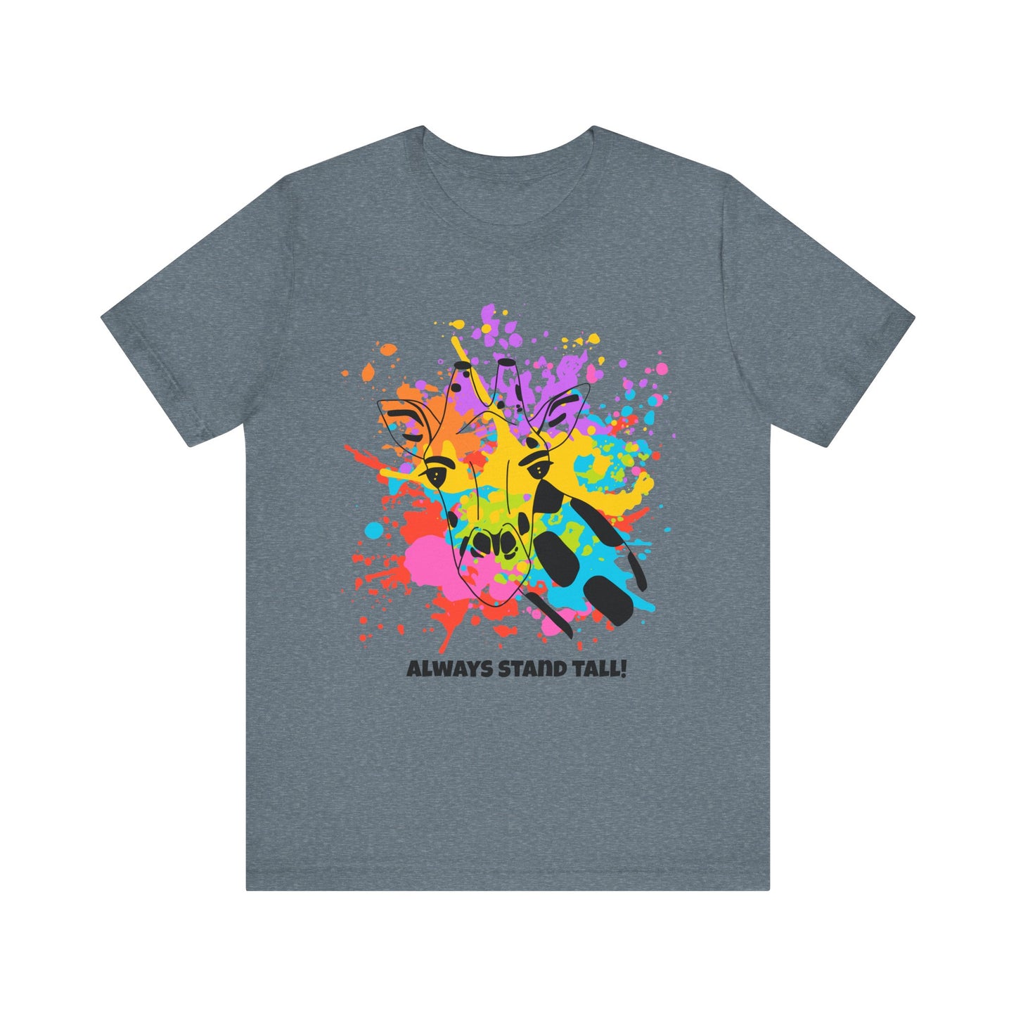 Watersplash Giraffe Tee - Stand Tall