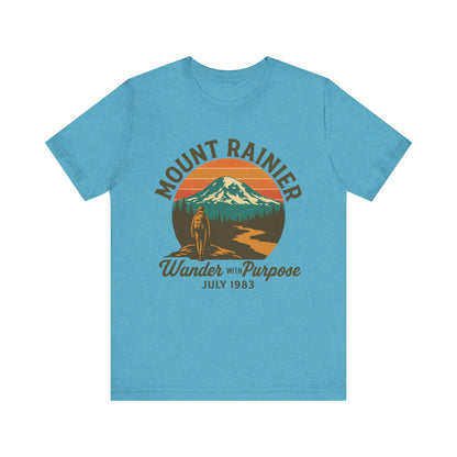Adventure Tee - Wander with Purpose Retro Hiker