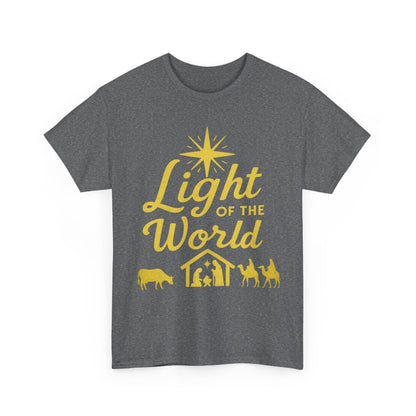 Christmas Nativity Unisex Tee - LIGHT OF THE WORLD