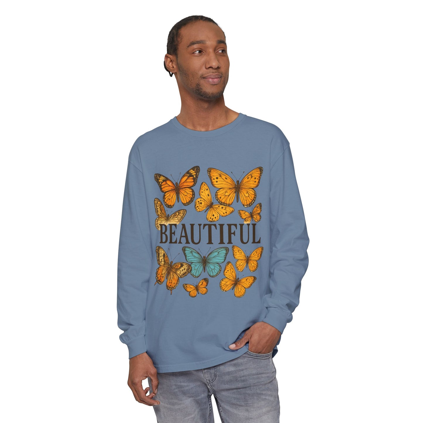 Beautiful Butterfly Long Sleeve T-Shirt, Eco-Friendly Cotton Tee, Casual Wear, Spring Fashion, Gift for Nature Lovers, Comfortable [...]