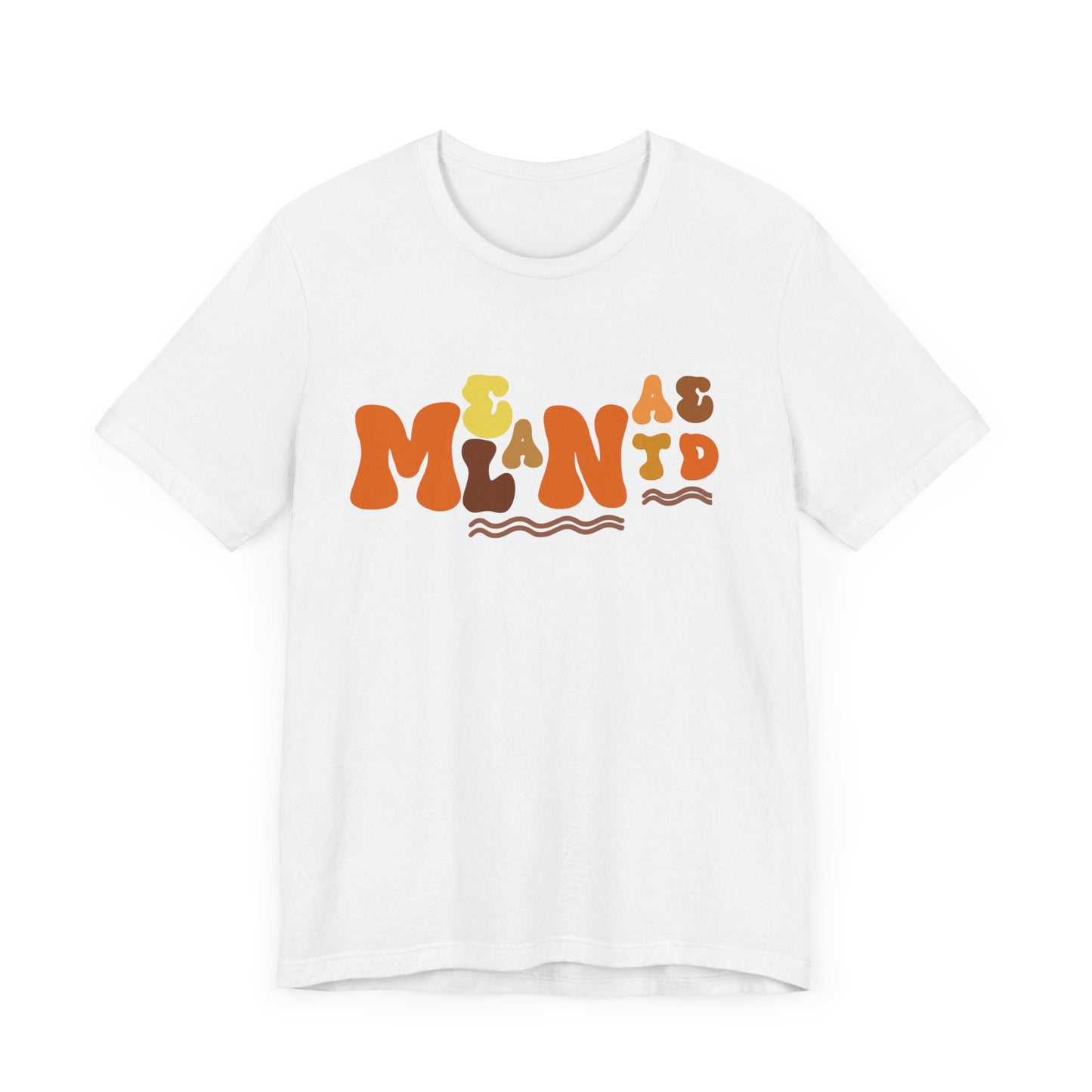 Melanated Bubble Letters T-shirt Design 2